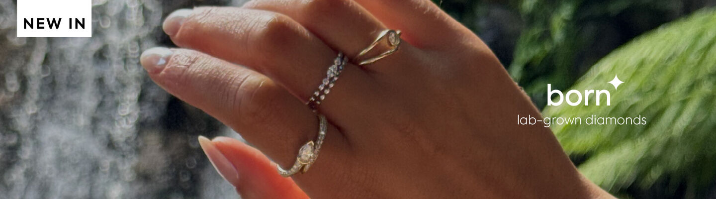 Born Lab Grown Diamonds image with rings